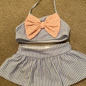 Ruffle Butts 2 piece bathing suit